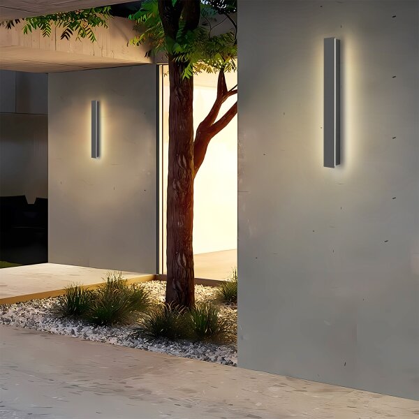 Brilagi - LED Venkovní nástěnné svítidlo LINEAR LED/12W/230V 4000K IP65 antracit