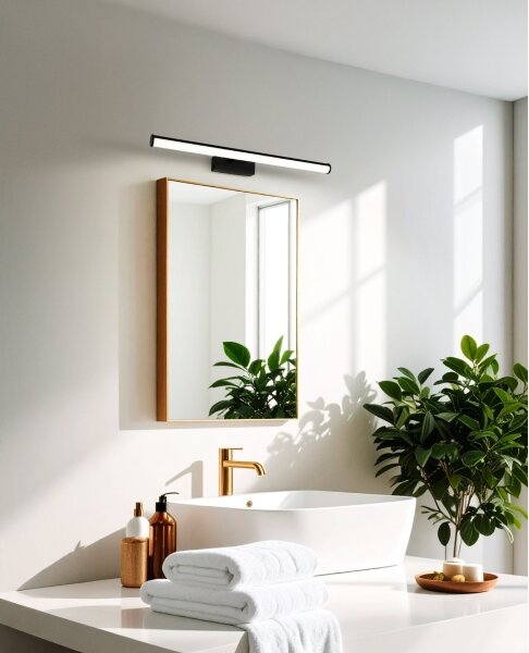 Eglo 901958 - LED Koup. osvětlení zrcadla VADUMI LED/11W/230V 60 cm IP44 černá
