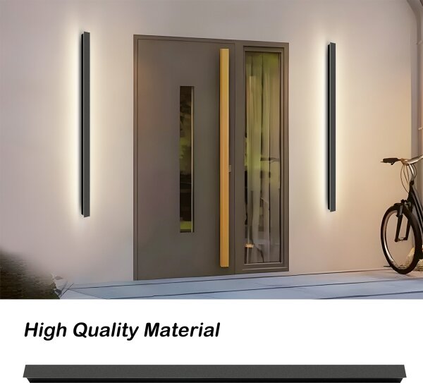 Brilagi - LED Venkovní nástěnné svítidlo LINEAR LED/32W/230V 3000K IP65 černá