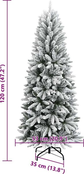 VidaXL Umělý vánoční stromeček Bílá PVC, plast, ocel a PE, s LED a růžovými zlatými kuličkami [3396019] Barva: Zelená a bílá, Velikost: 240 cm