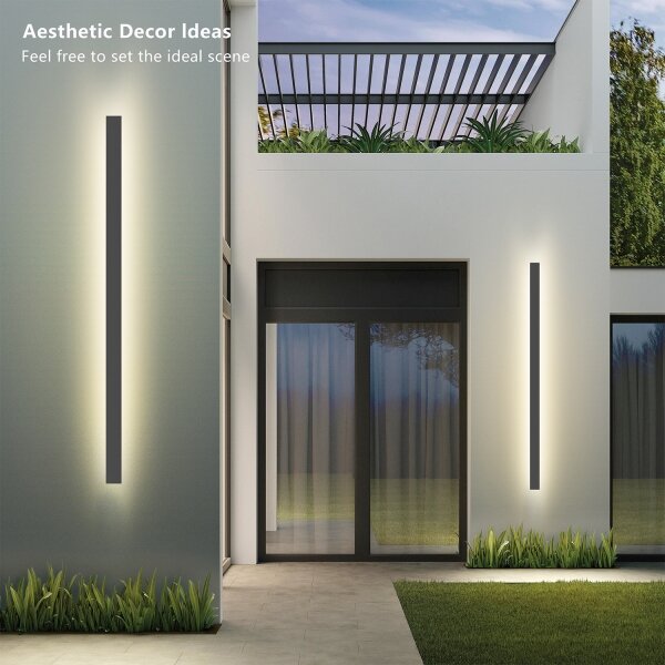 Brilagi - LED Venkovní nástěnné svítidlo LINEAR LED/32W/230V 3000K IP65 antracit