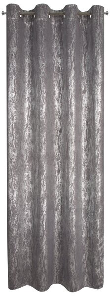 ZATEMŇOVACÍ ZÁVĚS NA KROUŽCÍCH ELISE 140X250 CM ŠEDÁ