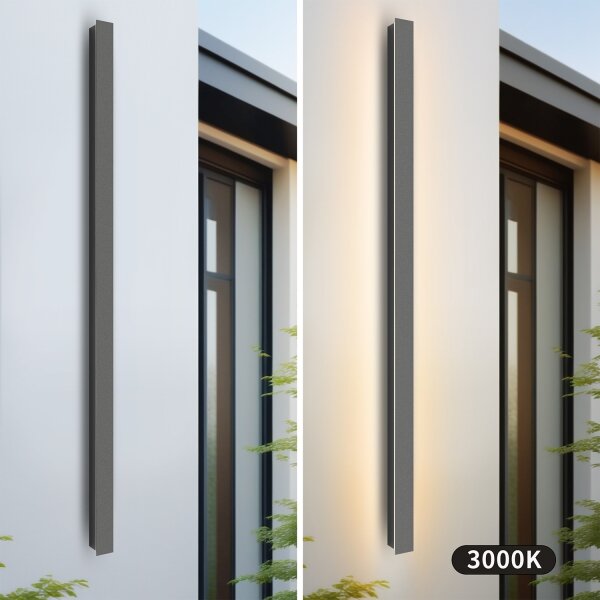 Brilagi - LED Venkovní nástěnné svítidlo LINEAR LED/32W/230V 3000K IP65 antracit