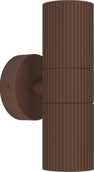 Eglo 902041 - Venkovní nástěnné svítidlo TOMELLOSO 2xGU10/28W/230V IP44 hnědá