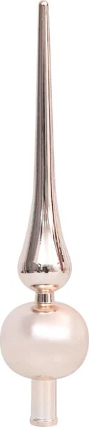 VidaXL Umělý vánoční stromeček Bílá PVC, plast, ocel a PE, s LED a růžovými zlatými kuličkami [3396019] Barva: Zelená a bílá, Velikost: 240 cm