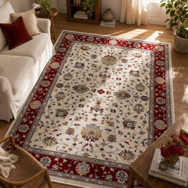 Červeno-krémový koberec 160x230 cm Classic – Universal