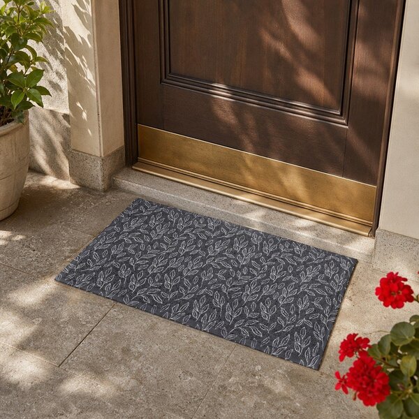 Rohožka 40x70 cm Navy Leaf – Artsy Doormats