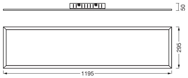 Osram - LED Panel přisazený PLANON LED/40W/230V 4000K 30x120 cm bílá
