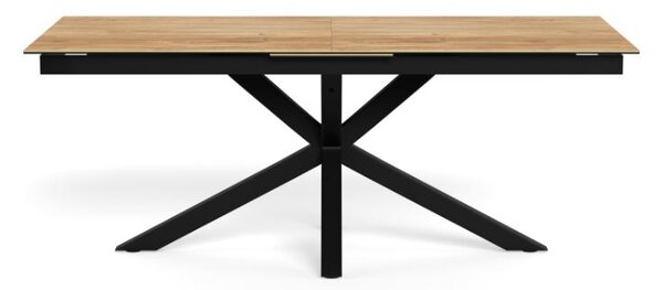 Actona Jídelní rozkládací stůl Heaven 200/240 cm I dub divoký/černý