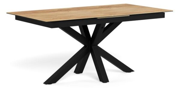 Actona Jídelní rozkládací stůl Heaven 168/210 cm dub divoký/černý