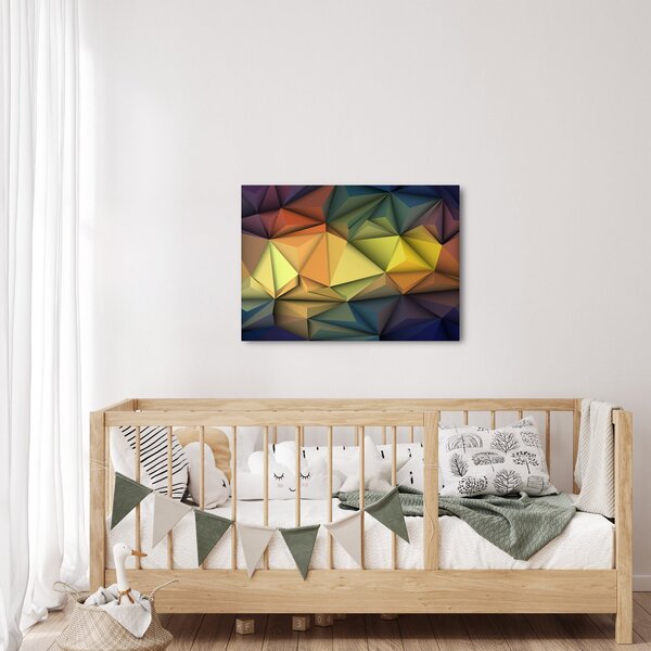 Obraz - Polygonální 3D abstrakce (70x50 cm)