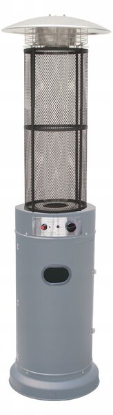 Venkovní plynový ohřívač MR8158 stříbrný 11 kW topidlo ve tvaru deštníku AGA