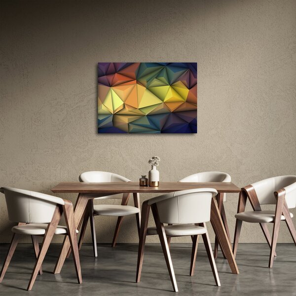 Obraz - Polygonální 3D abstrakce (70x50 cm)