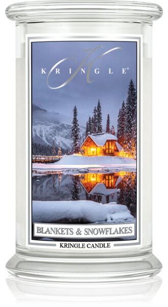 Kringle Candle Blankets & Snowflakes vonná svíčka 624 g