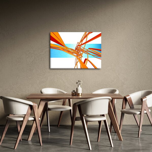 Obraz - Propletené čáry, abstrakce (70x50 cm)