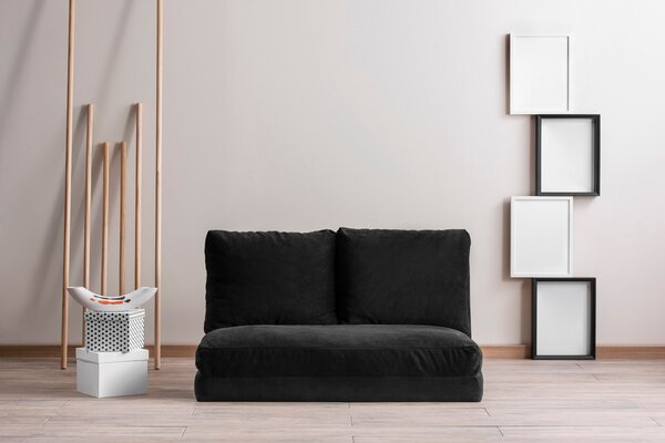 Atelier del Sofa 2-místná pohovka Taida - Black, Černá
