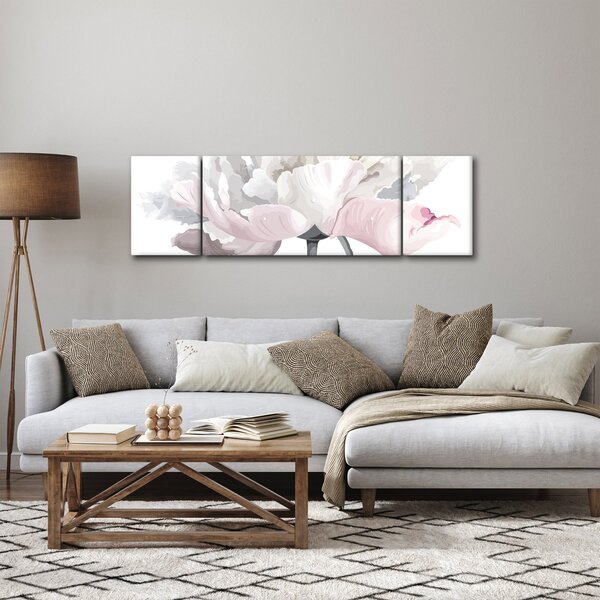 Obraz - Květ růže (170x50 cm)