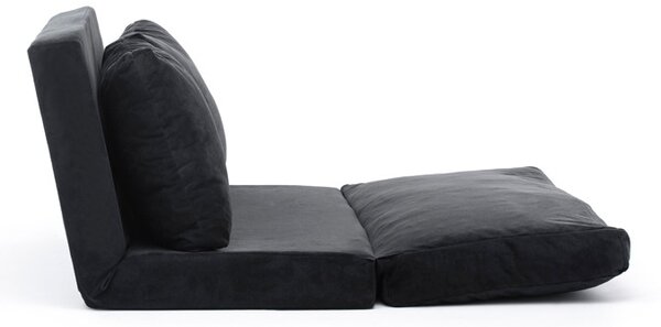 Pohovka futon Tilda (Černá). Akce -25%