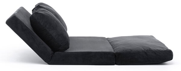 Pohovka futon Tilda (Černá). Akce -25%