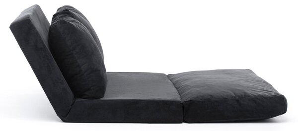 Pohovka futon Tilda (Černá). Akce -25%