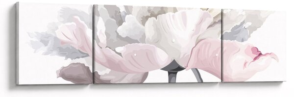 Obraz - Květ růže (170x50 cm)