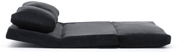 Pohovka futon Tilda (Černá). Akce -25%