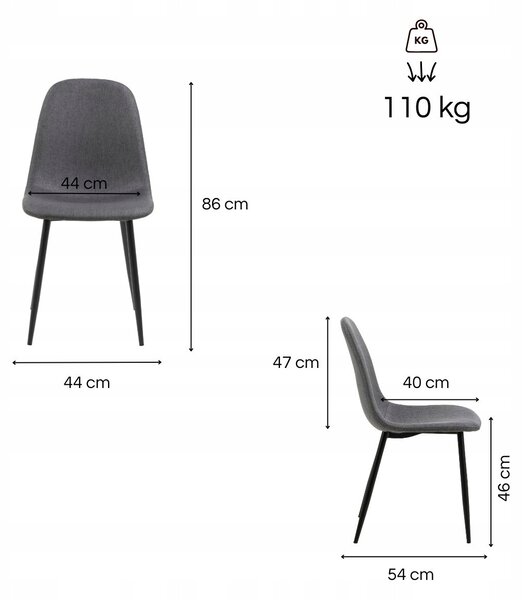 Actona Jídelní set Wicklow šedý/hnědý
