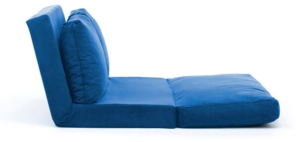 Pohovka futon Tilda (Modrá). Akce -25%
