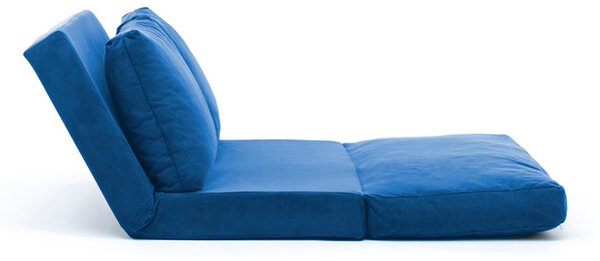 Pohovka futon Tilda (Modrá). Akce -25%