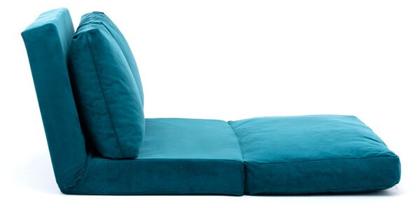 Pohovka futon Tilda (Petrolejová). Akce -25%
