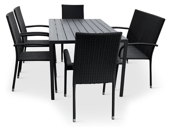 Zahradní set Viking L + 4x židle Paris + 1x lavice Paris