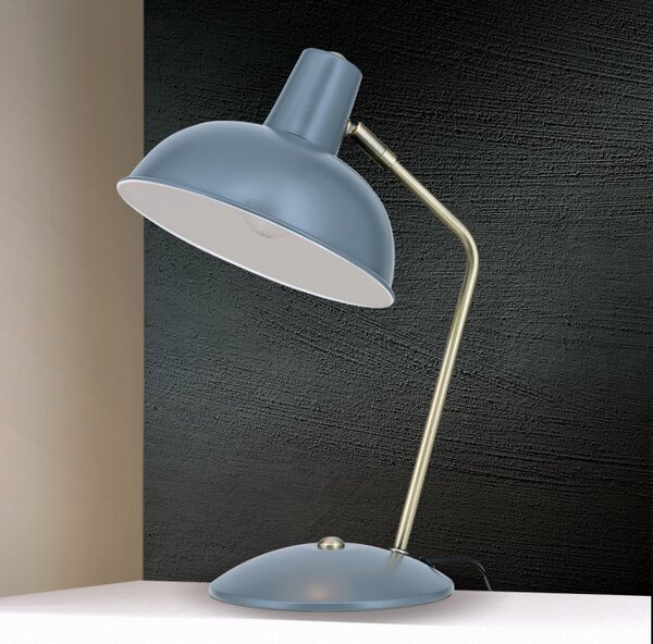 Orion LA4-1190-Grau Stylová stolní lampa FEDRA ŠEDÁ + patina