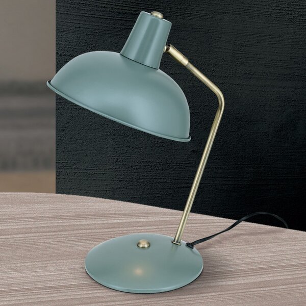 Orion LA4-1190-Grun Stylová stolní lampa FEDRA ZELENÁ + patina