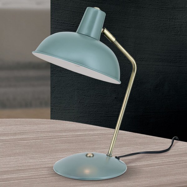 Orion LA4-1190-Grun Stylová stolní lampa FEDRA ZELENÁ + patina