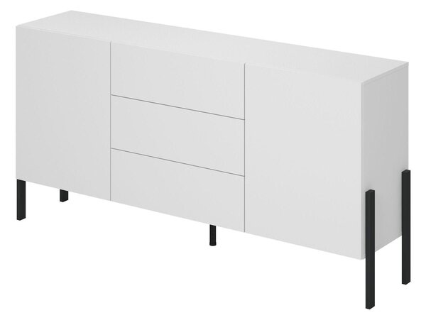 TV stolek/skříňka Kjukon 180 (matná bílá). Akce -16%