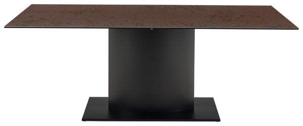 Actona Jídelní stůl Marbella 200 cm hnědý/černý