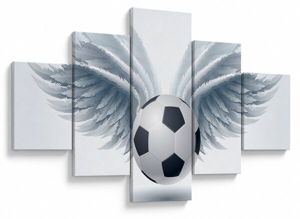 Obraz - Balón s křídly (125x70 cm)