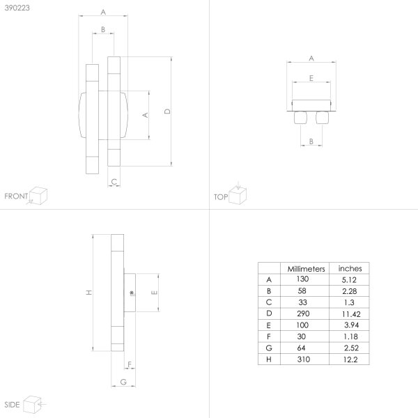 Eglo 390223 - LED Nástěnné svítidlo ESTANTERIOS 4xLED/3,3W/230V 3000K
