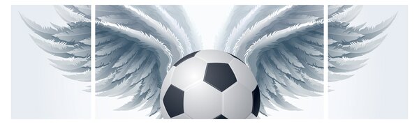 Obraz - Balón s křídly (170x50 cm)