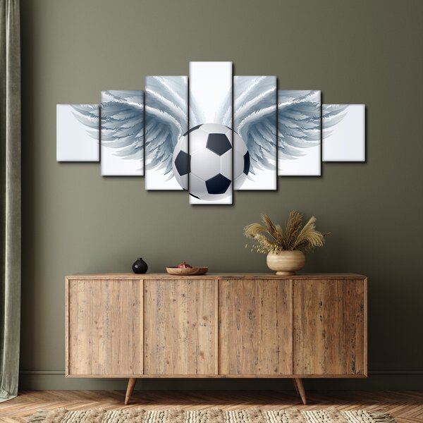 Obraz - Balón s křídly (210x100 cm)