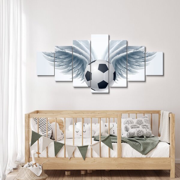 Obraz - Balón s křídly (210x100 cm)