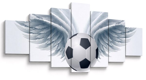 Obraz - Balón s křídly (210x100 cm)