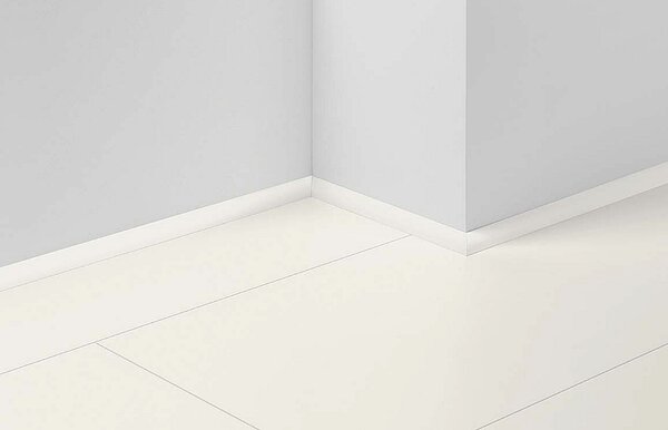 Lišta PARADOR Čtvrtkruhový profil Jednobarevná bílá lesk D003 1745272