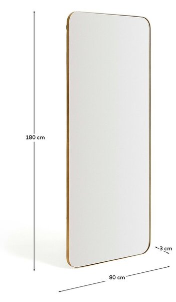 Nástěnné zrcadlo 80x180 cm Marco – Kave Home