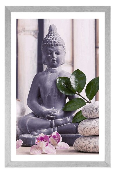 Plakát s paspartou wellness Buddha