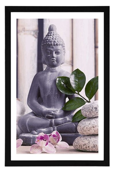 Plakát s paspartou wellness Buddha