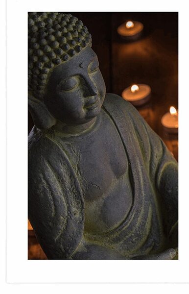 Plakát s paspartou Buddha plný harmonie