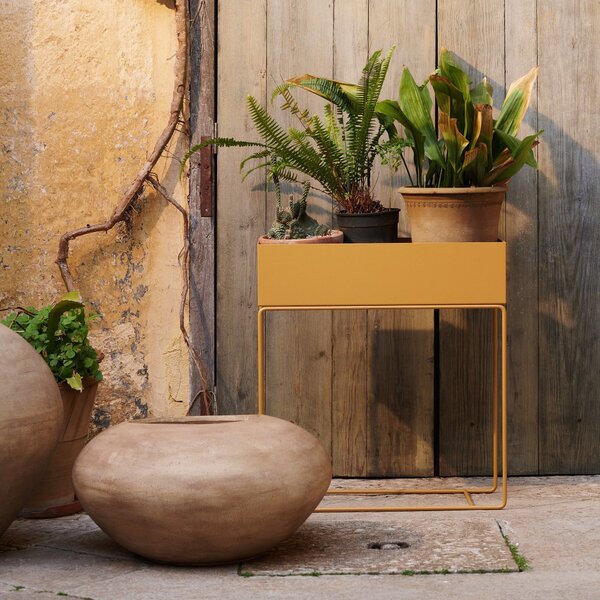 FERM LIVING Truhlík Plant Box, Straw