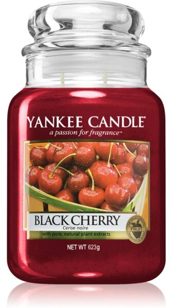 Yankee Candle Black Cherry vonná svíčka Classic střední 623 g