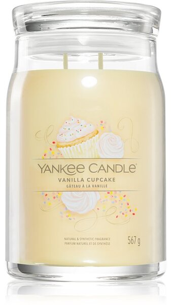 Yankee Candle Vanilla Cupcake vonná svíčka Signature 567 g